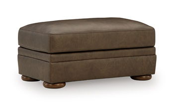 Carriage Point - Ottoman - Hickory Upholstered Ottomans by Signature Design by Ashley® - Walls Furniture & Mattress