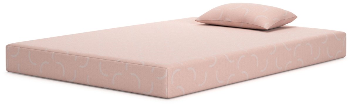 Ikidz Coral - Mattress And Pillow (Set of 2) Memory Foam Mattresses by Sierra Sleep® by Ashley - Walls Furniture & Mattress