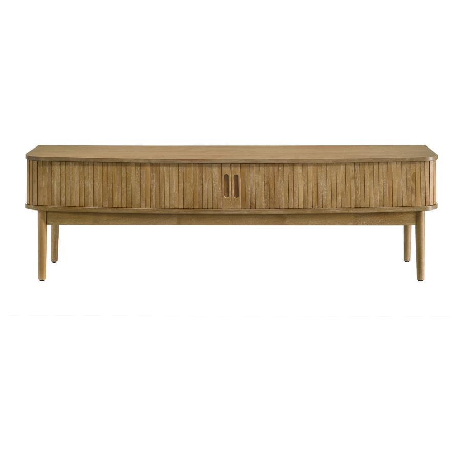 Croyden - 71" TV Stand Media Console - Weathered Natural TV Stands by Coaster Fine Furniture - Walls Furniture & Mattress