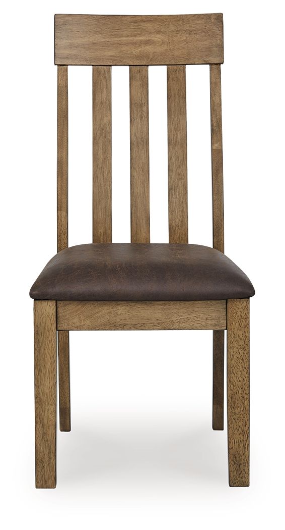 Urbinforte - Dining Upholstered Side Chair (Set of 2) - Light Brown Chair Sets by Signature Design by Ashley® - Walls Furniture & Mattress