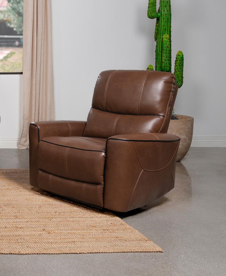 Greenfield - Upholstered Power Recliner Chair Reclining Chairs by Coaster Fine Furniture - Walls Furniture & Mattress