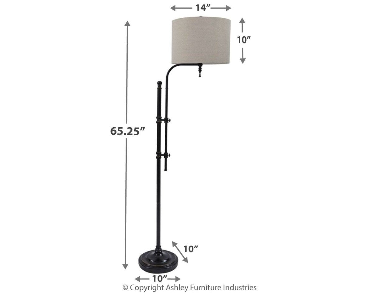 Anemoon - Metal Lamp Floor Lamps by Signature Design by Ashley® - Walls Furniture & Mattress