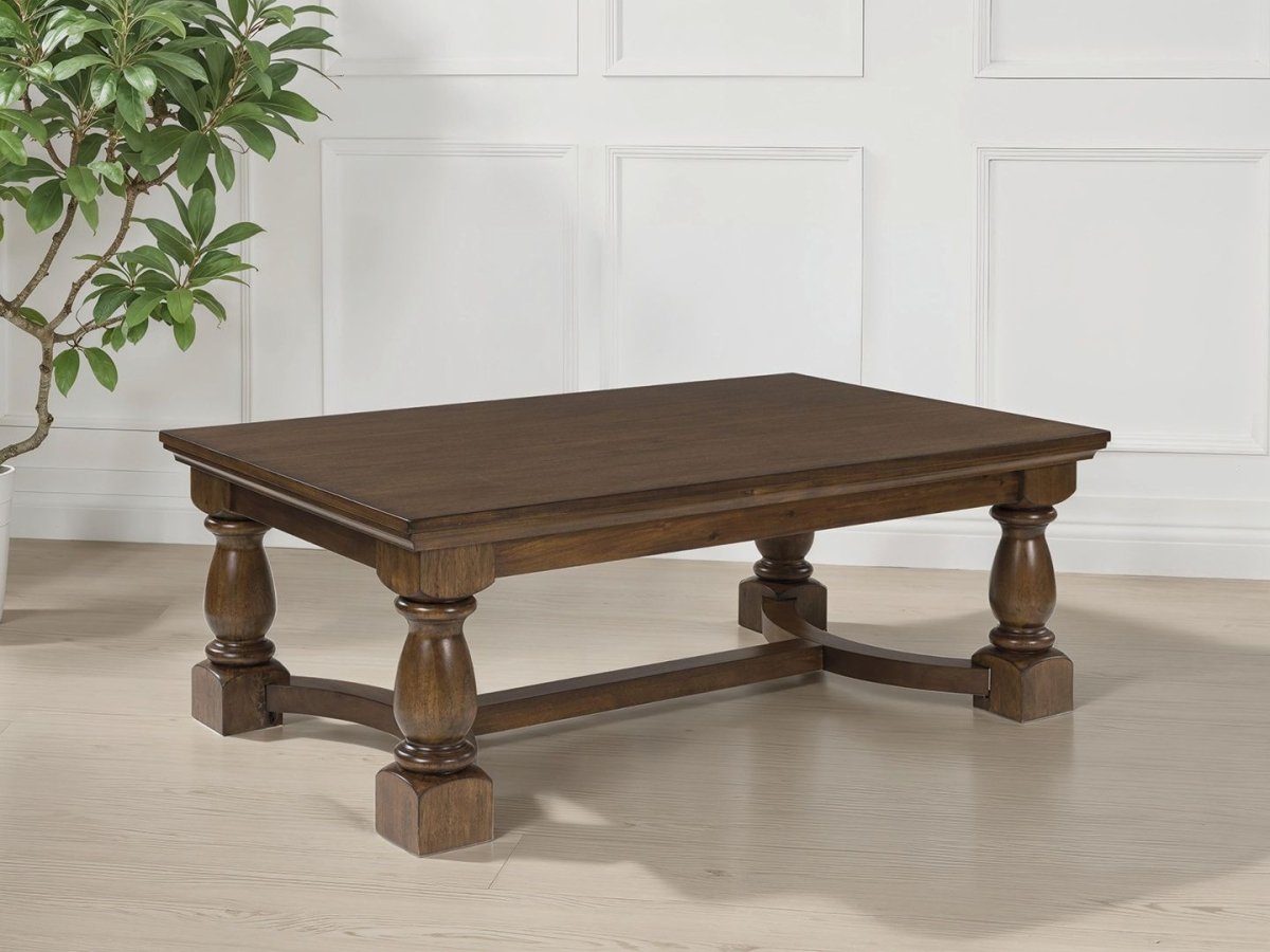 Sturlayne - Rectangular Cocktail Table - Brown Cocktail Tables by Signature Design by Ashley® - Walls Furniture & Mattress