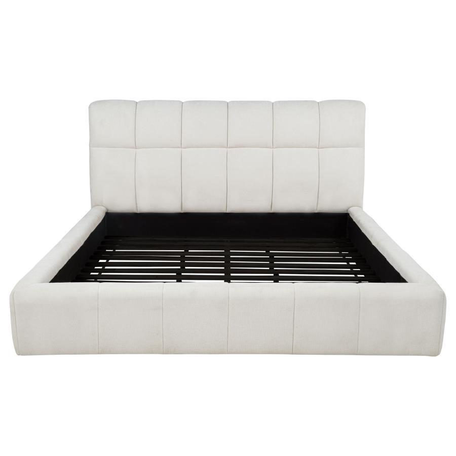Nollet - Upholstered Platform Bed Upholstered Beds by Coaster Fine Furniture - Walls Furniture & Mattress