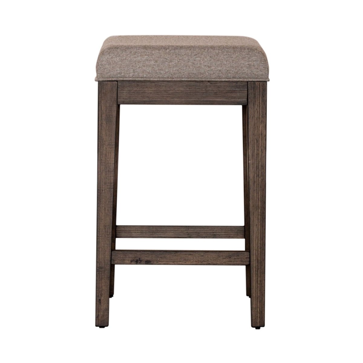Arrowcreek - Upholstered Console Stool - Dark Brown Counter Height (24" - 27") by Liberty Furniture - Walls Furniture & Mattress