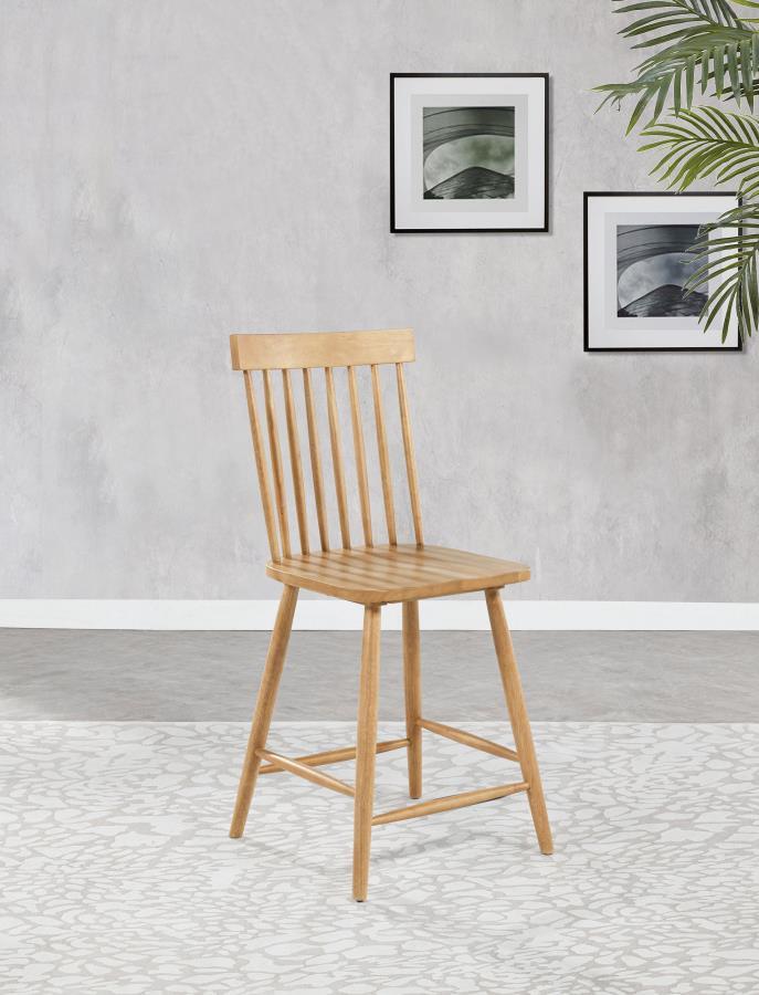 Andrews - Windsor Counter Height Dining Side Chair (Set of 2) Chair Sets by Coaster Fine Furniture - Walls Furniture & Mattress