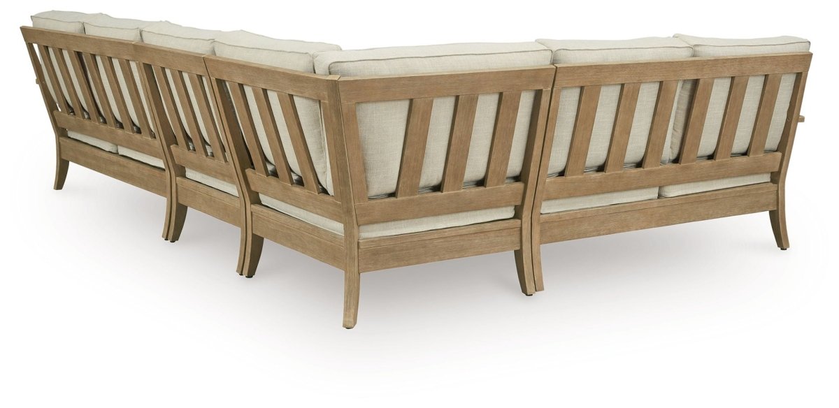 Clare View - Outdoor Sectional Stationary Sectionals by Signature Design by Ashley® - Walls Furniture & Mattress