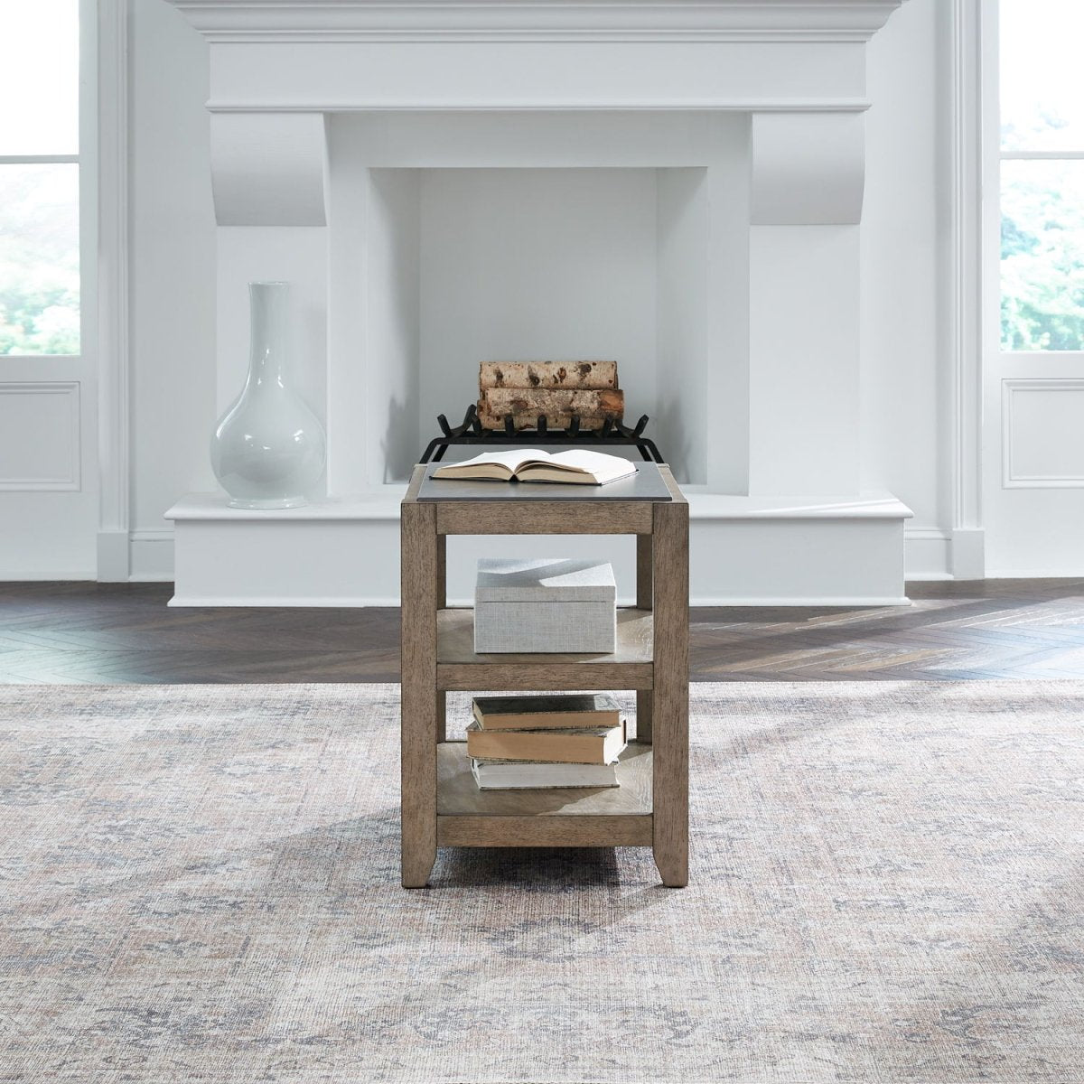 Millstone - Chairside Table - Light Brown Chair Side Tables by Liberty Furniture - Walls Furniture & Mattress