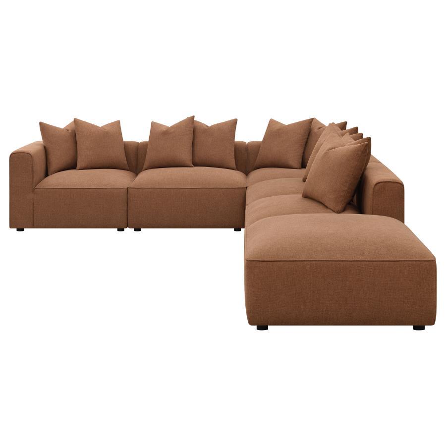 Jennifer - Upholstered Modular Sectional Stationary Sectionals by CoasterElevations - Walls Furniture & Mattress