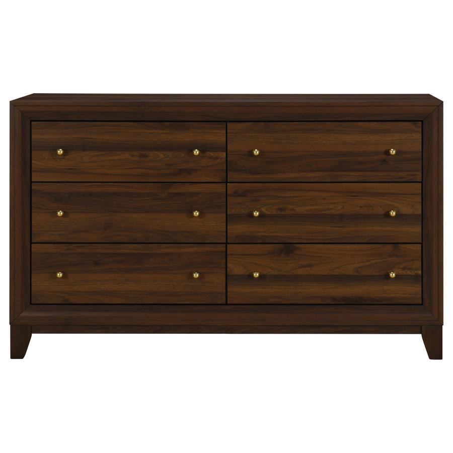Welsley - 6 - Drawer Dresser Dressers by Coaster Fine Furniture - Walls Furniture & Mattress