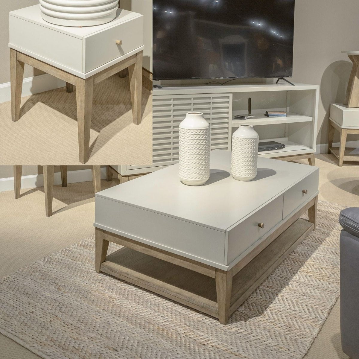 Berkley Square - 3 Piece Set - Brown Table Sets by Liberty Furniture - Walls Furniture & Mattress