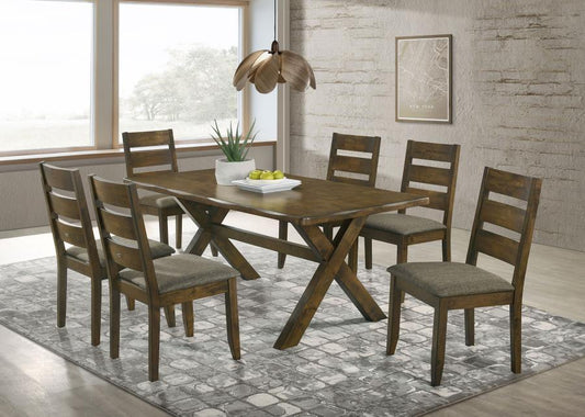 Alston - Rectangular Dining Table Set 5 Piece Dining Room Sets by CoasterEveryday - Walls Furniture & Mattress