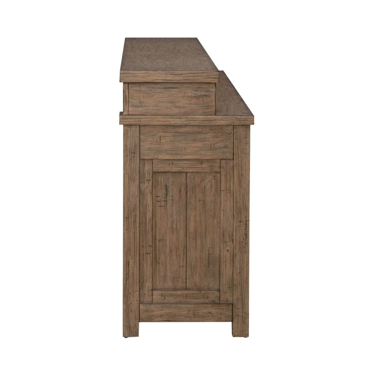Pinebrook Ridge - Console Bar Table - Light Brown Console Tables by Liberty Furniture - Walls Furniture & Mattress