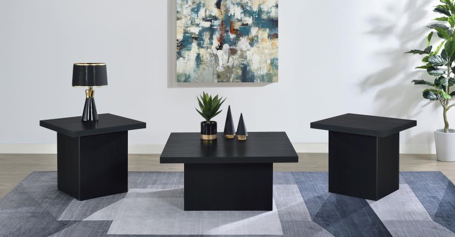 Devar - Square Coffee Table Set Table Sets by Coaster Fine Furniture - Walls Furniture & Mattress