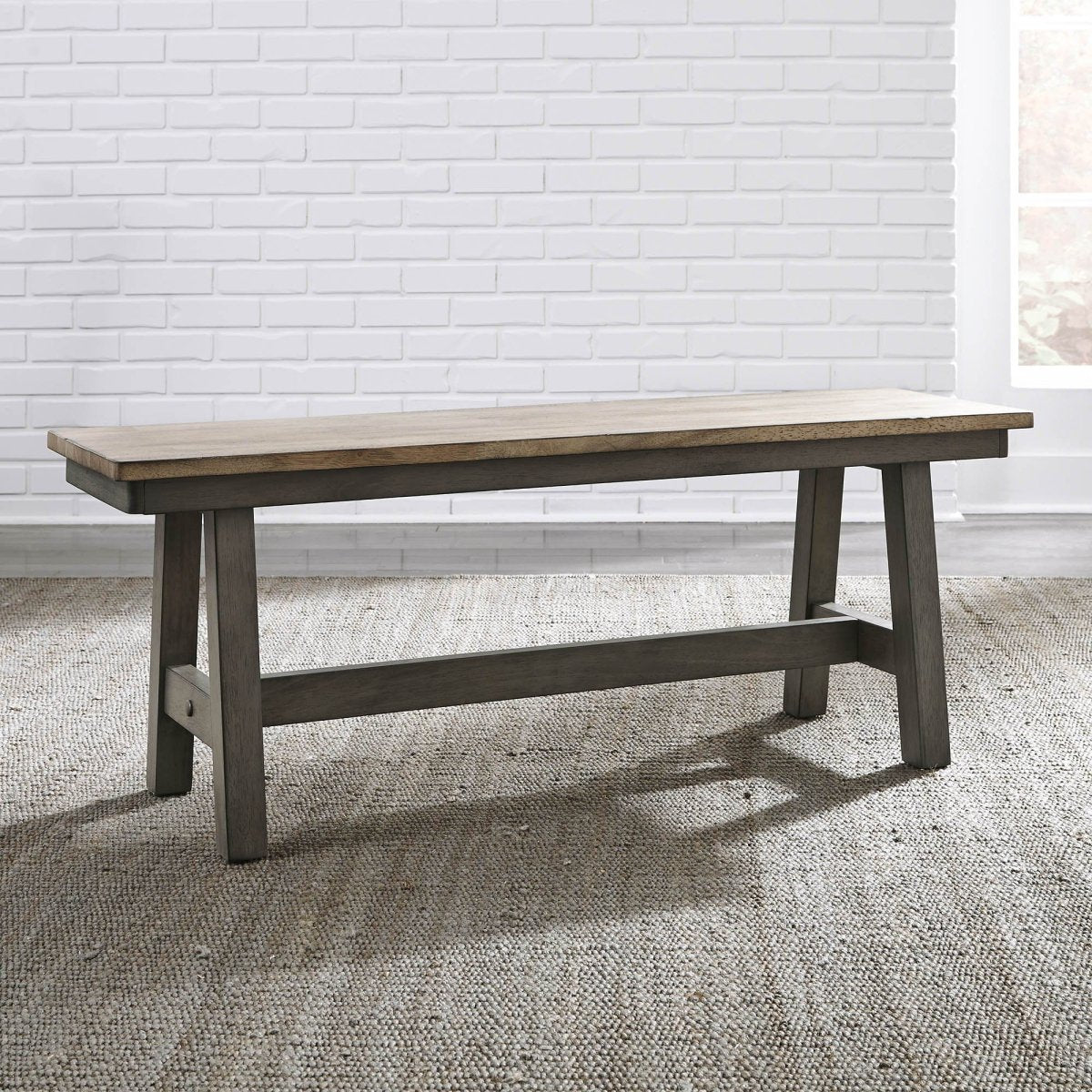 Lindsey Farm - Backless Bench Dining Benches by Liberty Furniture - Walls Furniture & Mattress