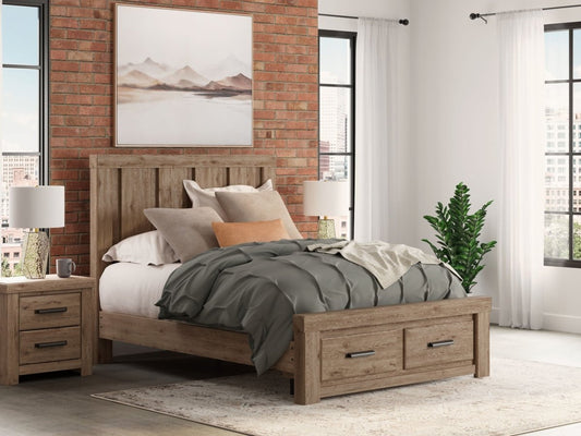 Oliandon - Panel Storage Bed Storage Beds by Signature Design by Ashley® - Walls Furniture & Mattress