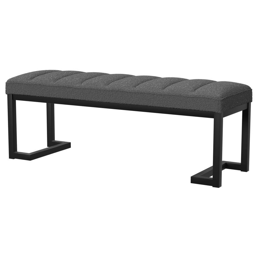 Mesa - Boucle Upholstered Tufted Accent Bench Upholstered Benches by Coaster Fine Furniture - Walls Furniture & Mattress
