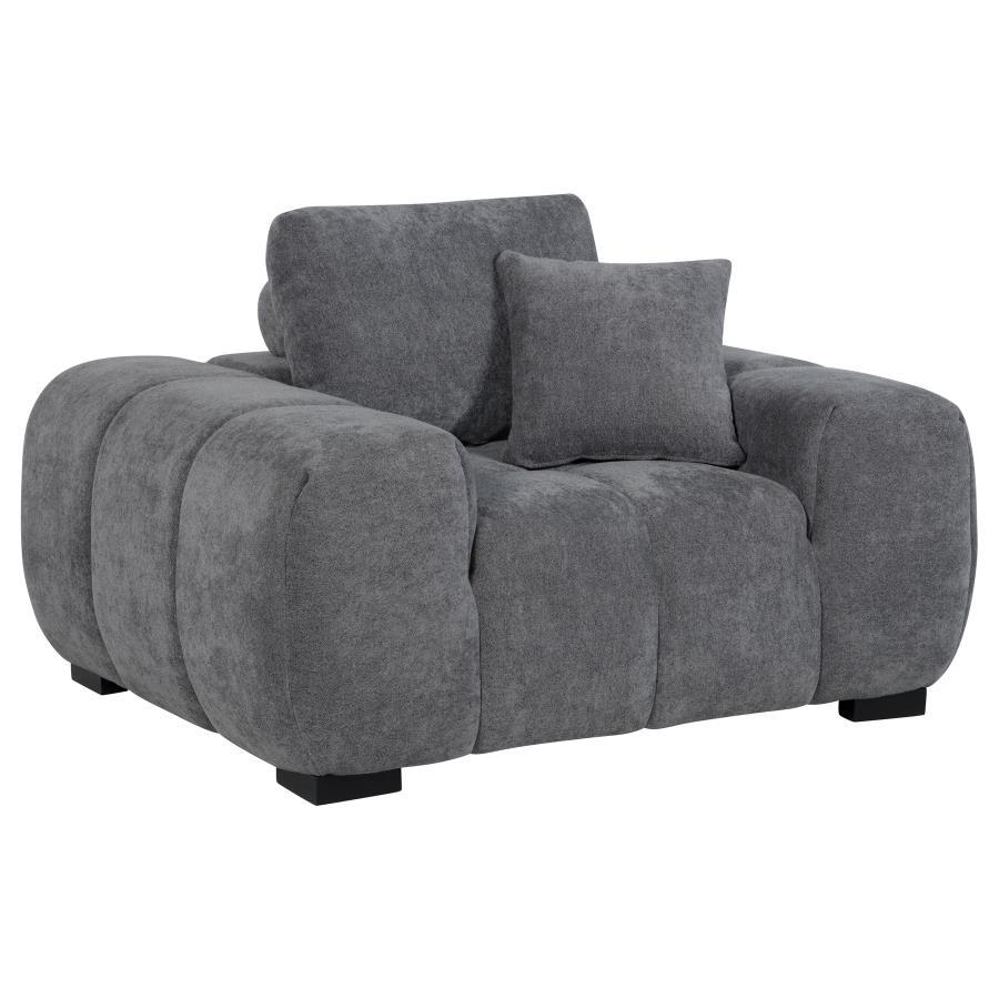 Octavia - Upholstered Track Arm Accent Chair Arm Chairs by Coaster Fine Furniture - Walls Furniture & Mattress