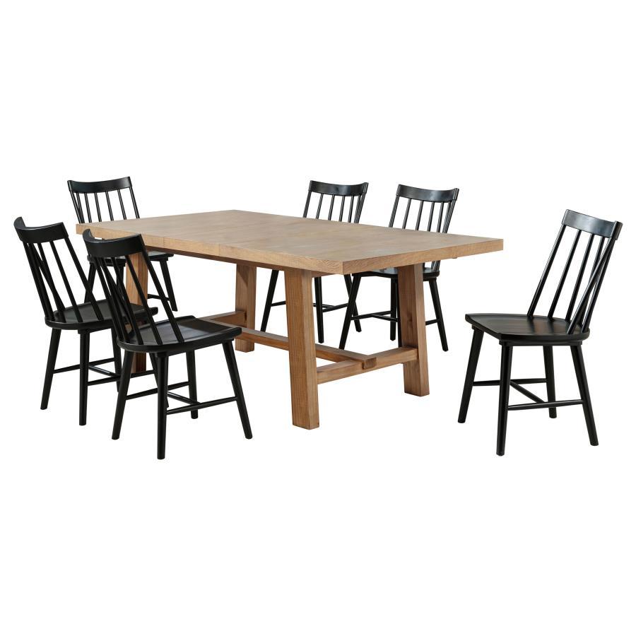 Middleton - Extension Leaf Dining Set 6 Piece Dining Room Sets by Coaster Fine Furniture - Walls Furniture & Mattress