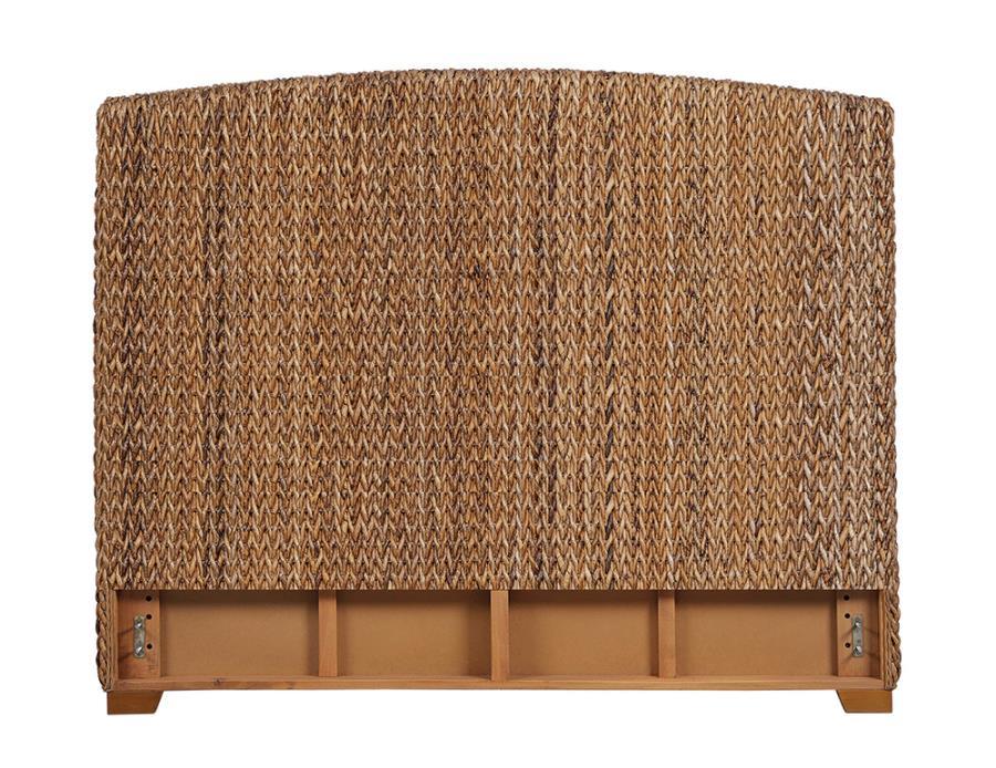 Laughton - Woven Banana Leaf Headboard Upholstered Headboards by CoasterEssence - Walls Furniture & Mattress