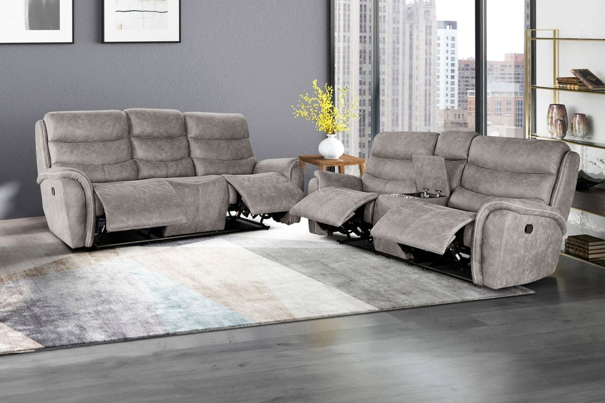 Kamari - Reclining Sofa Set Reclining Sofas & Loveseats by New Classic - Walls Furniture & Mattress