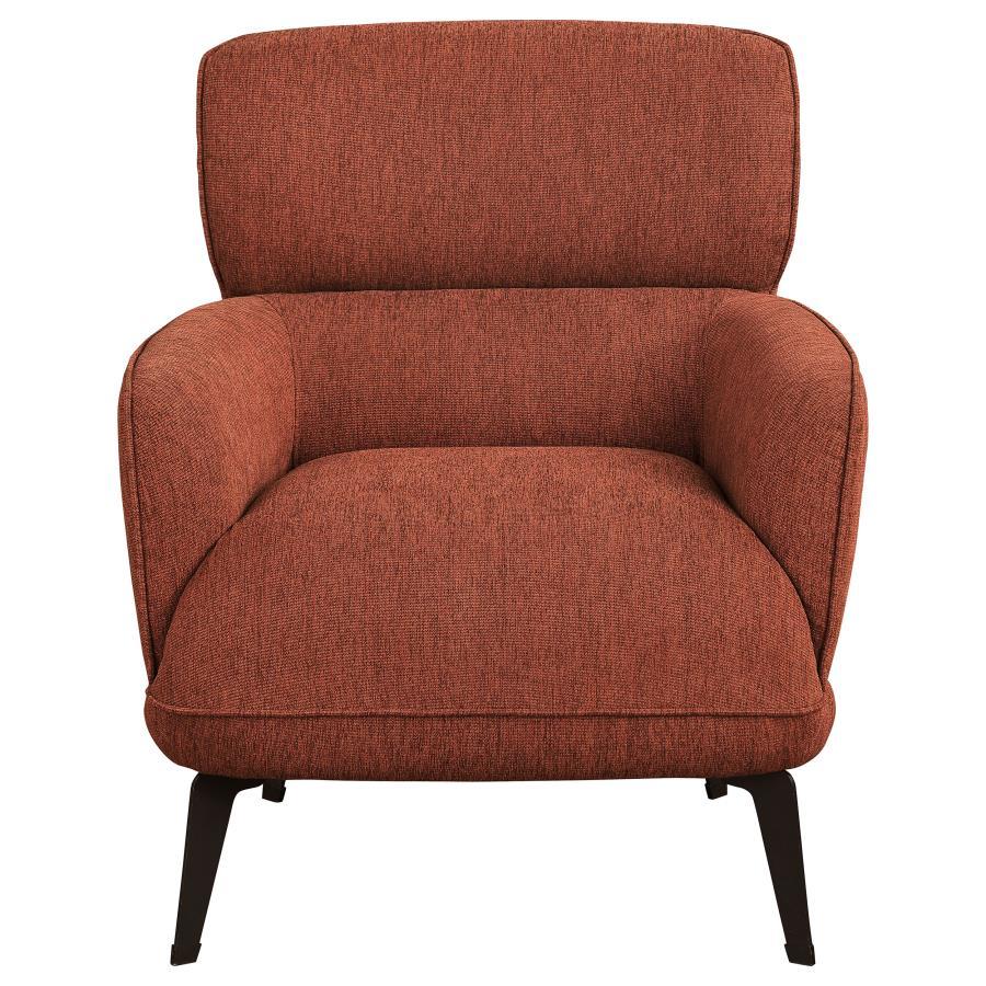 Andrea - Upholstered Crecent Arm Accent Chair Arm Chairs by Coaster Fine Furniture - Walls Furniture & Mattress