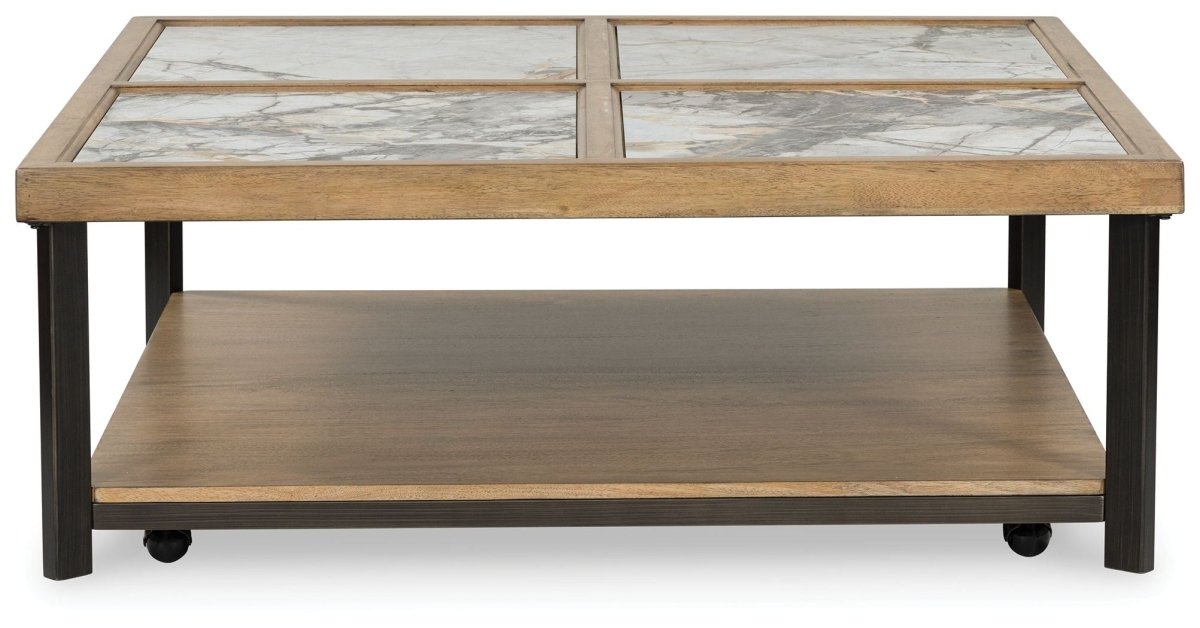 Montia - Square Cocktail Table - Multi Cocktail Tables by Signature Design by Ashley® - Walls Furniture & Mattress