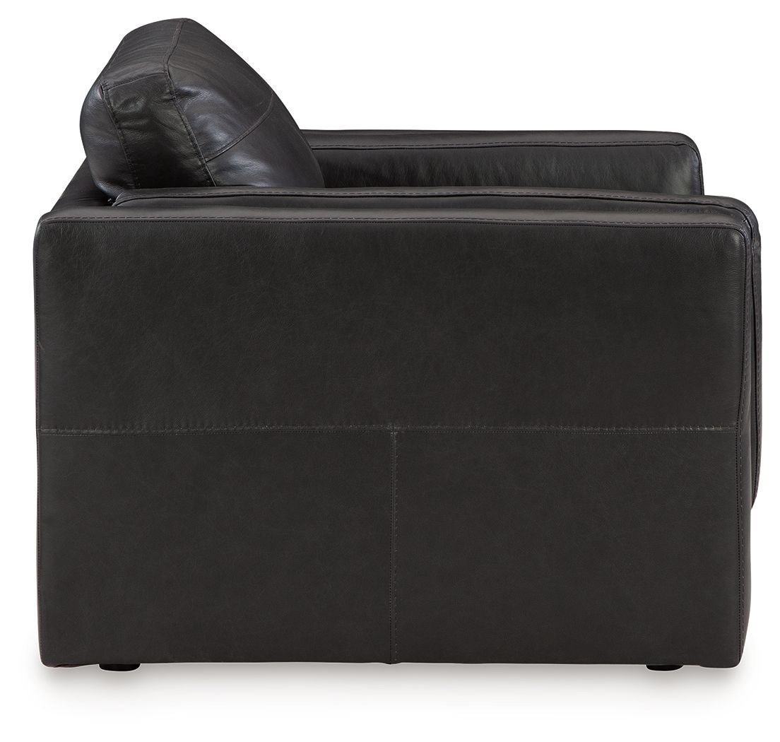 Amiata - Chair And A Half - Onyx Arm Chairs by Signature Design by Ashley® - Walls Furniture & Mattress