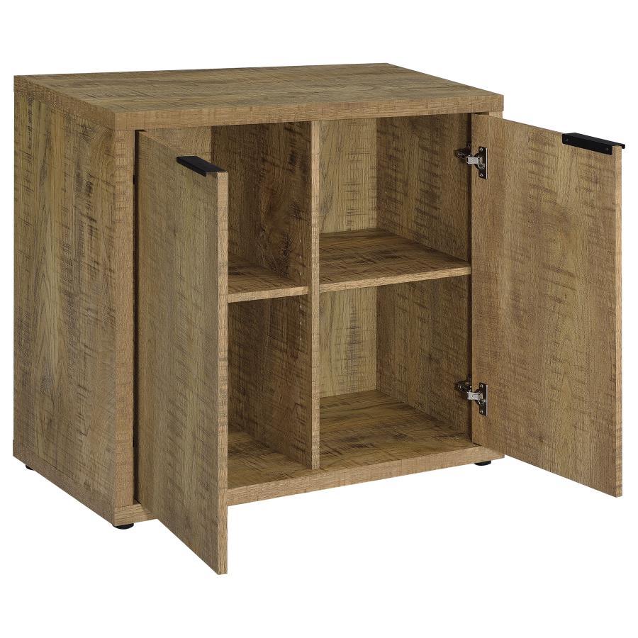 Pepita - 2 Door Engineered Wood Accent Cabinet - Mango Brown Accent Cabinets by Coaster Fine Furniture - Walls Furniture & Mattress