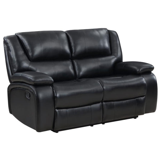 Camila - Upholstered Motion Reclining Loveseat Reclining Loveseats by Coaster Fine Furniture - Walls Furniture & Mattress