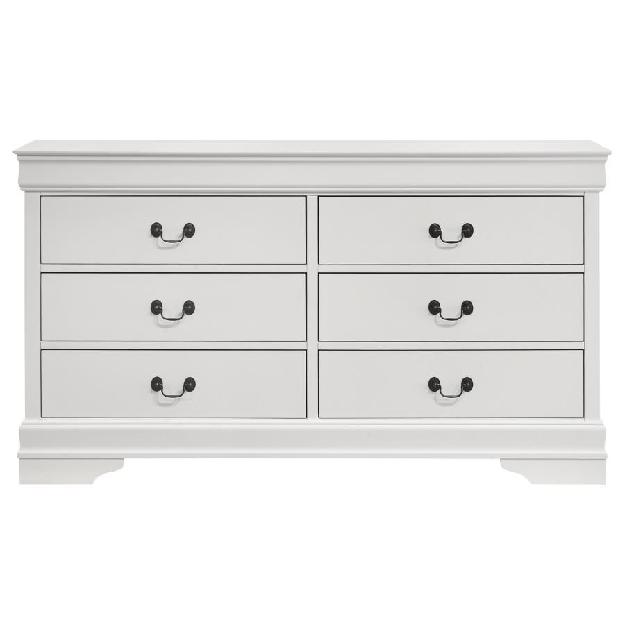 Louis Philippe - Six - Drawer Dresser Dressers by CoasterEveryday - Walls Furniture & Mattress