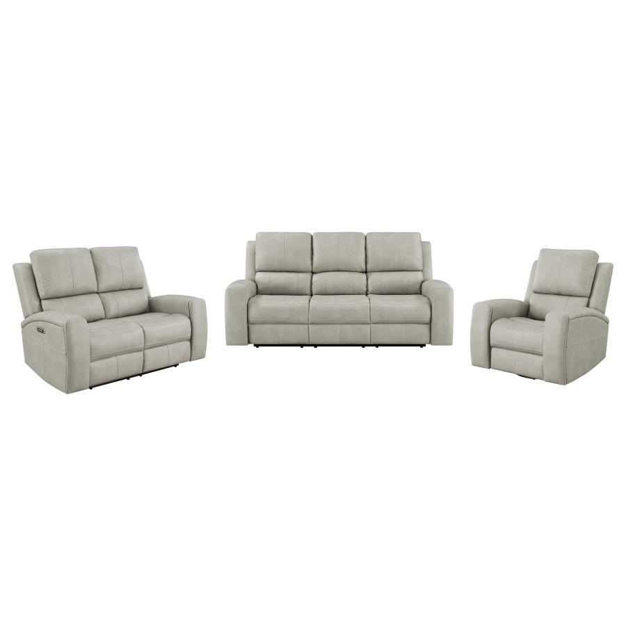 Brickston - Triple Power Reclining Sofa Set Reclining Sofas & Loveseats by Coaster Fine Furniture - Walls Furniture & Mattress