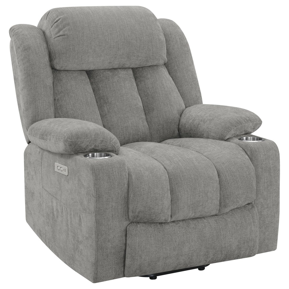 Houston - Upholstered Power Lift Recliner Chair Lift Chairs by CoasterEveryday - Walls Furniture & Mattress