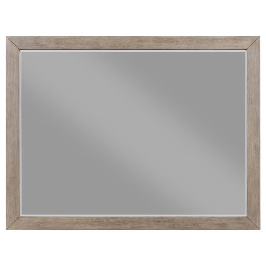 Kenora - Dresser Mirror - Barley Brown Bedroom Mirrors by Coaster Fine Furniture - Walls Furniture & Mattress
