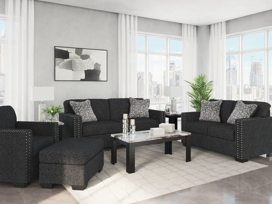 Jasmine Peaks - Living Room Set Stationary Chair & Ottoman by Benchcraft® - Walls Furniture & Mattress