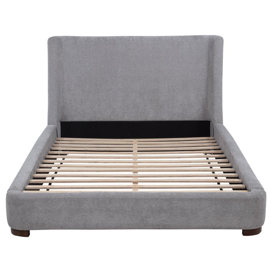 Rennes - Upholstered Wingback Platform Bed Upholstered Beds by Coaster Fine Furniture - Walls Furniture & Mattress