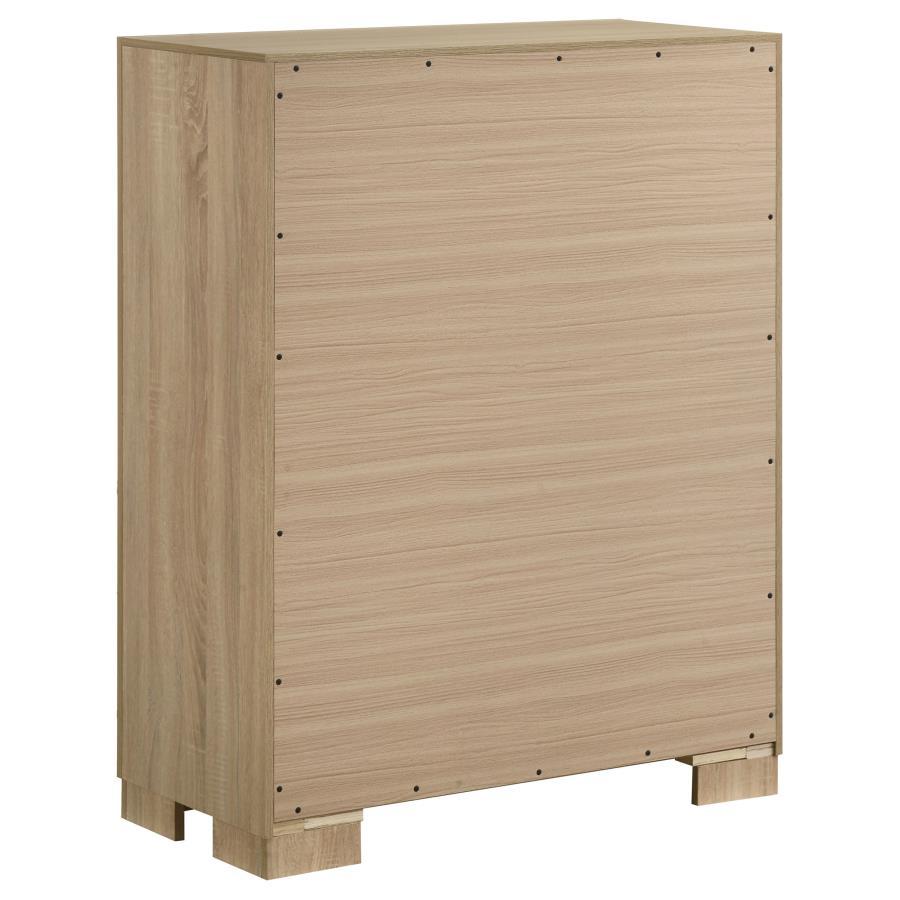 Arielle - 4 - Drawer Bedroom Chest Of Drawers - Light Oak Accent Chests by Coaster Fine Furniture - Walls Furniture & Mattress