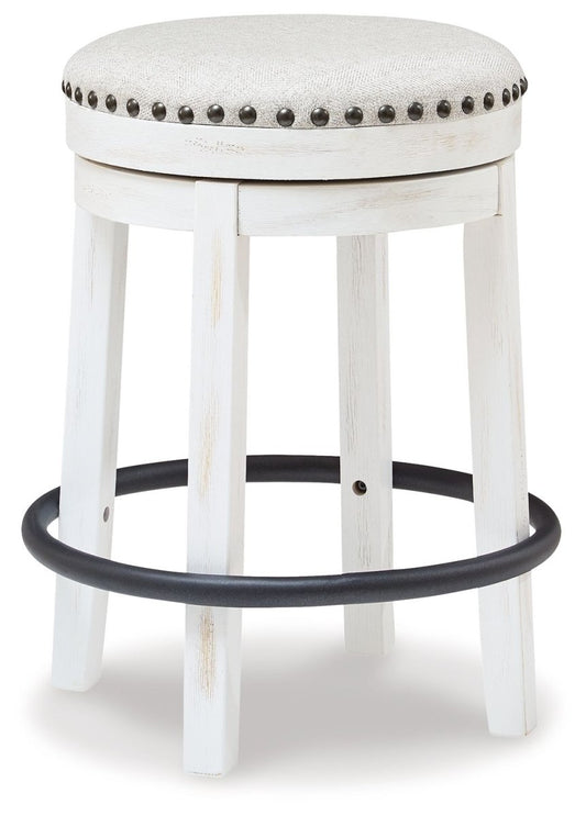 Valebeck - Upholstered Swivel Stool Counter Height (24" - 27") by Signature Design by Ashley® - Walls Furniture & Mattress