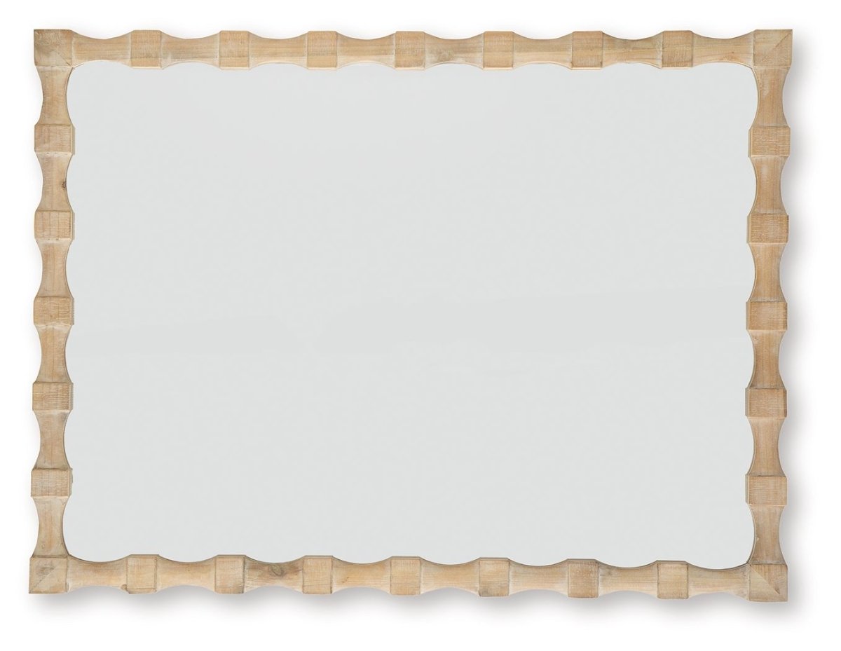 Acelmore - Light Brown - Accent Mirror Accent Mirrors by Signature Design by Ashley® - Walls Furniture & Mattress