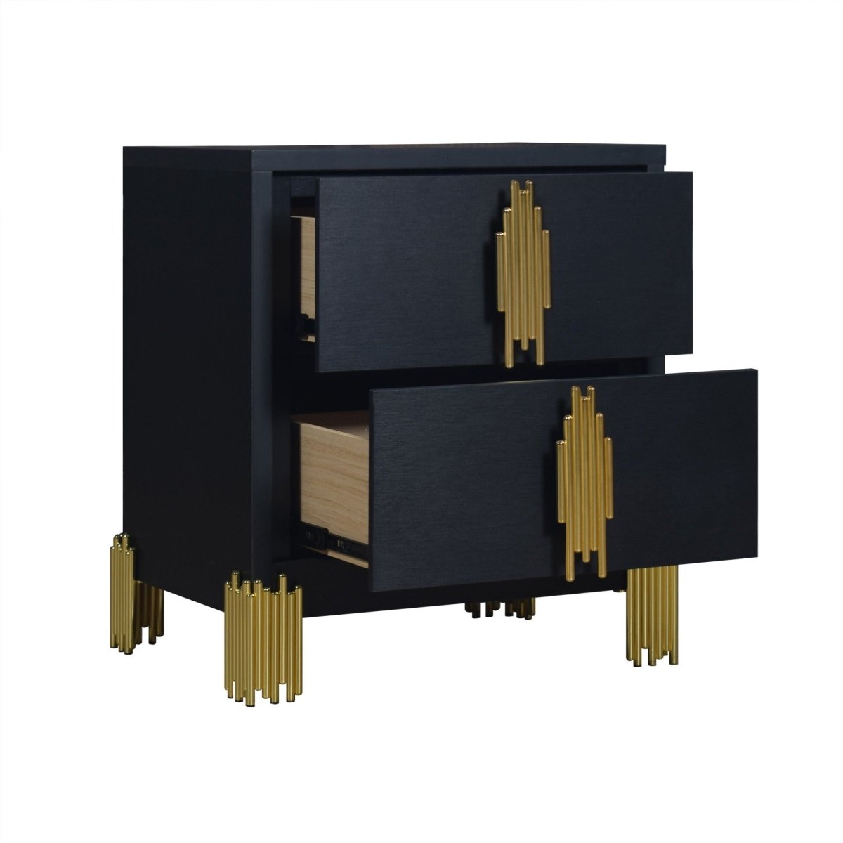 Empire - Nightstand - Black Accent Nightstands by New Classic - Walls Furniture & Mattress