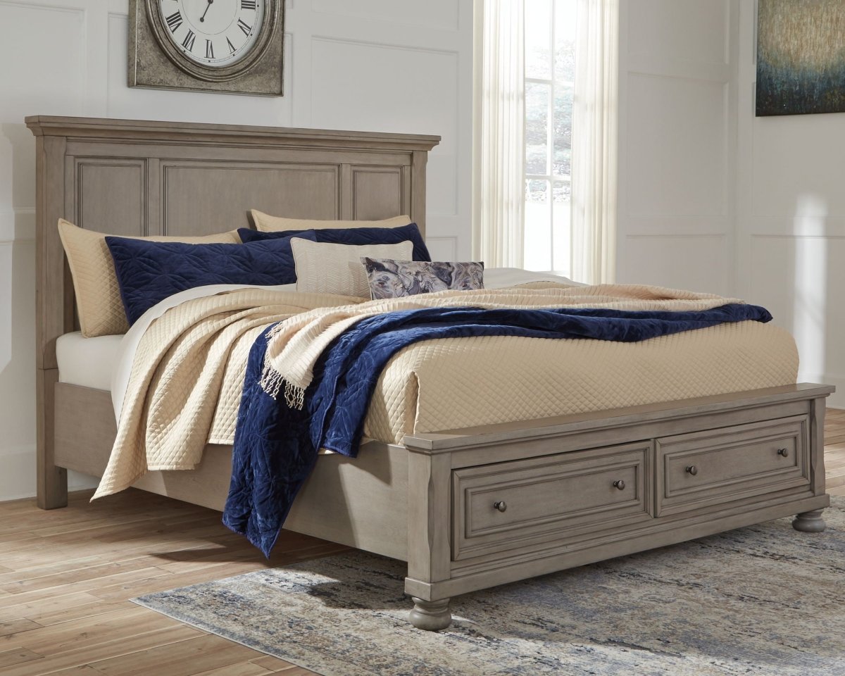 Lettner - Panel Storage Bed Storage Beds by Signature Design by Ashley® - Walls Furniture & Mattress