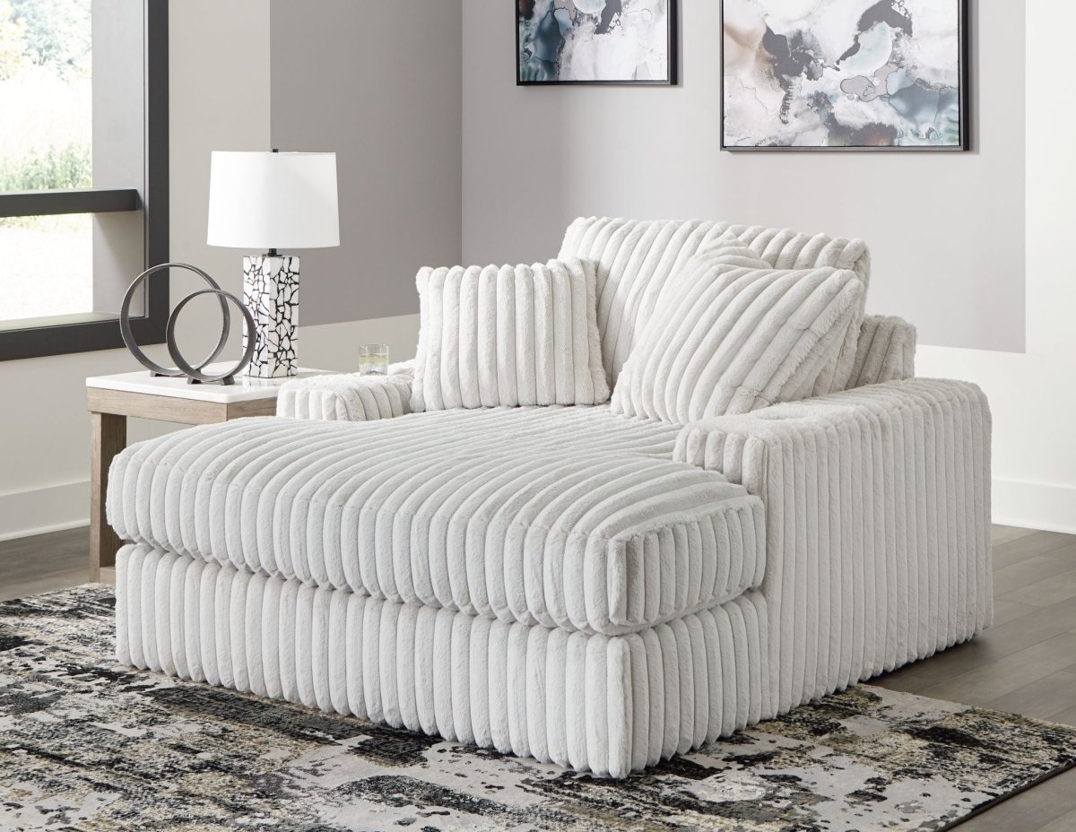 Stupendous - Oversized Chaise - Alloy Chaises by Signature Design by Ashley® - Walls Furniture & Mattress
