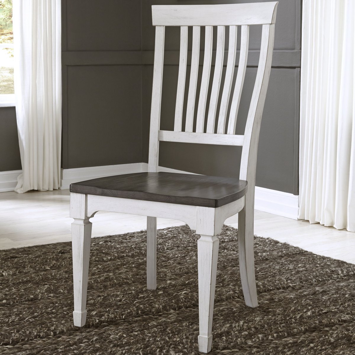 Allyson Park - Slat Back Side Chair Side Chairs by Liberty Furniture - Walls Furniture & Mattress