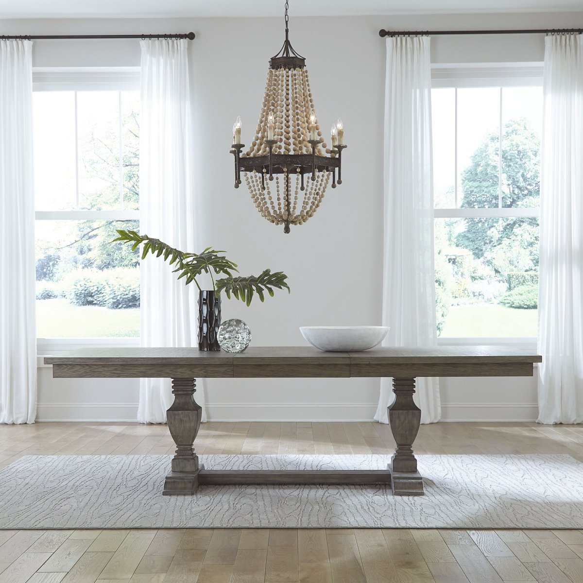 Westfield - Trestle Table - Dark Brown Dining Tables by Liberty Furniture - Walls Furniture & Mattress