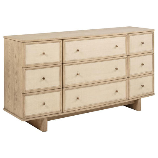 Kailani - 9 - Drawer Dresser Dressers by Coaster Fine Furniture - Walls Furniture & Mattress