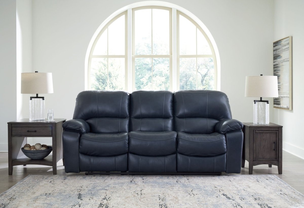 Leesworth - 3 Pc. - Power Reclining Sofa, Power Reclining Loveseat, Power Rocker Recliner - Ocean 3 Piece Living Room Sets by Signature Design by Ashley® - Walls Furniture & Mattress