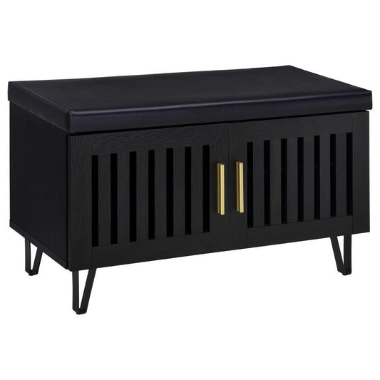 Brixton - 2 - Door Padded Entryway Shoe Storage Bench Storage Benches by Coaster Fine Furniture - Walls Furniture & Mattress