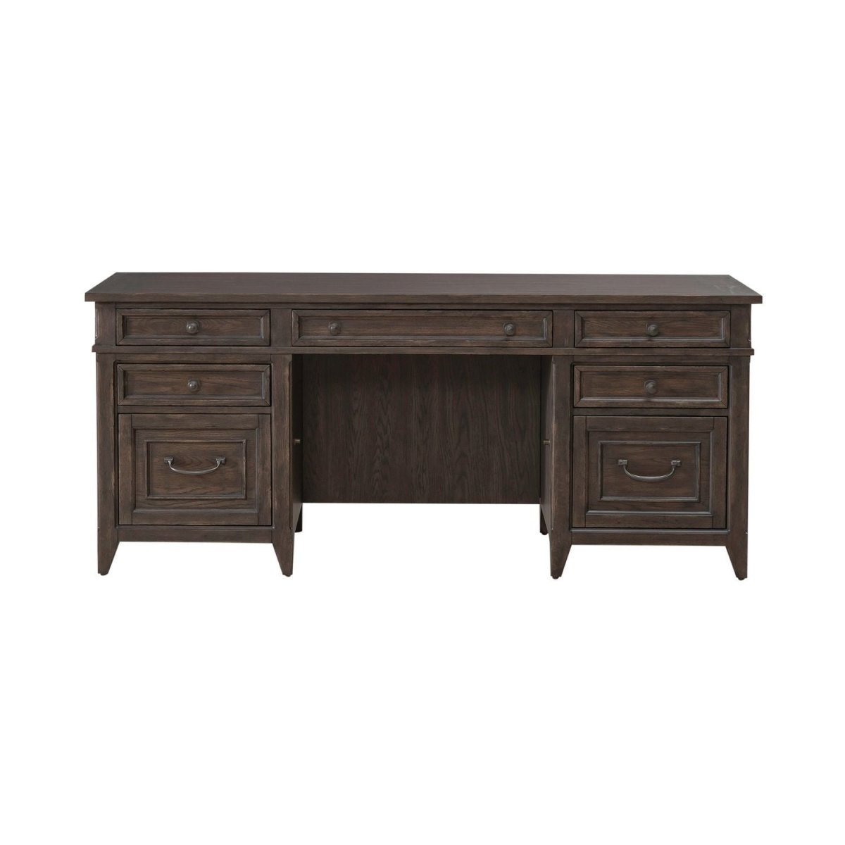 Paradise Valley - Executive Credenza - Brown Credenzas by Liberty Furniture - Walls Furniture & Mattress