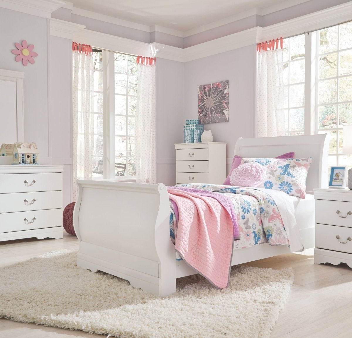 Anarasia - Sleigh Headboard Sleigh Headboards by Signature Design by Ashley® - Walls Furniture & Mattress