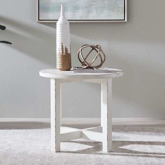 Backroads - Round Table Cocktail Tables by Liberty Furniture - Walls Furniture & Mattress